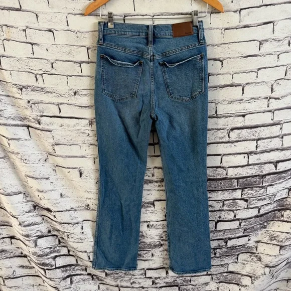 Madewell 90s High-Rise Bootcut Jeans in Edgewood Wash SZ 25 - Picture 3 of 5